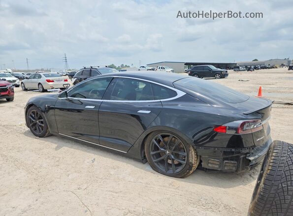 5YJSA1E22LF399943 2020 TESLA MODEL Black უკანა მარცხენა