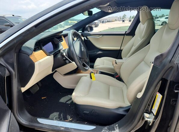 5YJSA1E22LF399943 2020 TESLA MODEL Black წინა სალონის ხედი