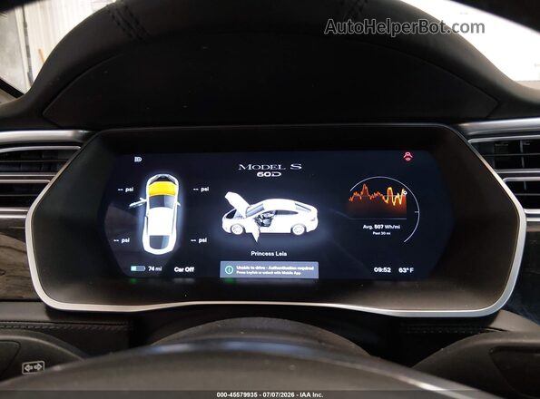 5YJSA1E23GF149794 2016 TESLA MODEL S Silver Вид задніх сидінь