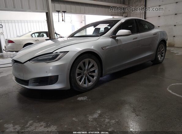5YJSA1E23GF149794 2016 TESLA MODEL S Silver Передня ліва чверть