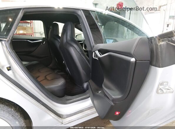 5YJSA1E23GF149794 2016 TESLA MODEL S Silver Вид наклейки з VIN-кодом