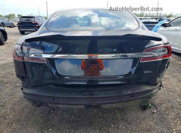 5YJSA1E23JF248719 2018 TESLA MODEL Black Rear view