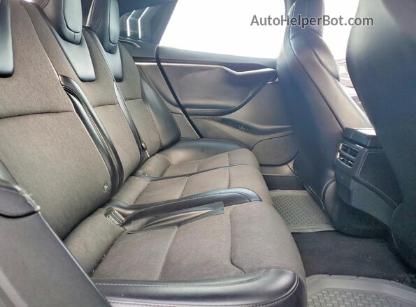 5YJSA1E23JF248719 2018 TESLA MODEL Black Rear seats view