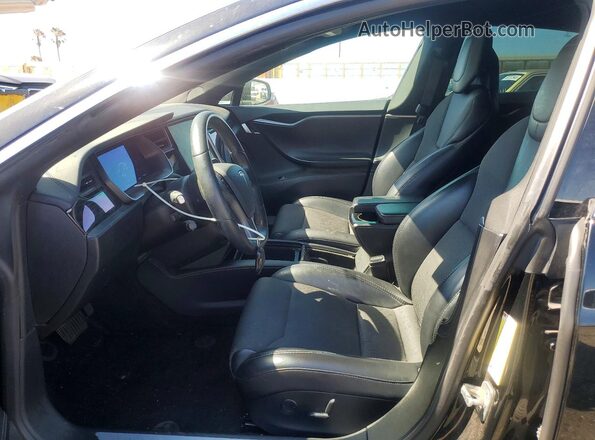 5YJSA1E23JF270669 2018 TESLA MODEL Black Вид салону спереду