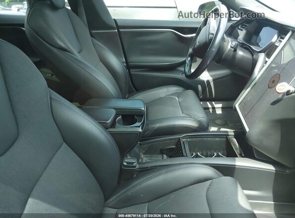 5YJSA1E23JF294843 2018 TESLA MODEL S Black წინა სალონის ხედი