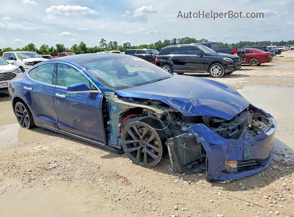 5YJSA1E23LF389017 2020 TESLA MODEL Blue Delantero derecho