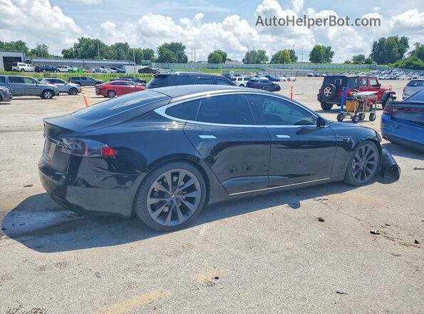5YJSA1E23MF424415 2021 TESLA MODEL Black უკანა მარჯვენა