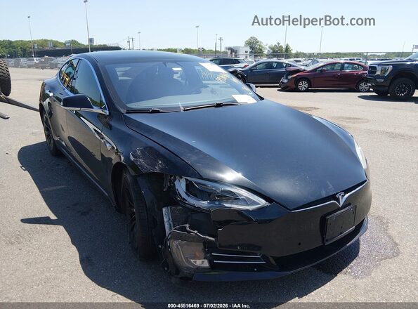 5YJSA1E24JF266680 2018 TESLA MODEL S Black წინა ხედი