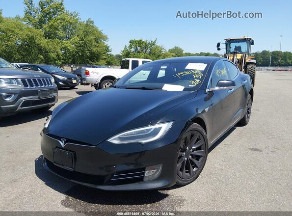 5YJSA1E24JF266680 2018 TESLA MODEL S Black წინა მარცხენა ხედი სამი მეოთხედიდან