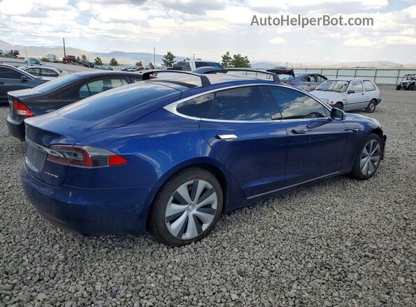 5YJSA1E24LF381945 2020 TESLA MODEL Blue Tył prawy