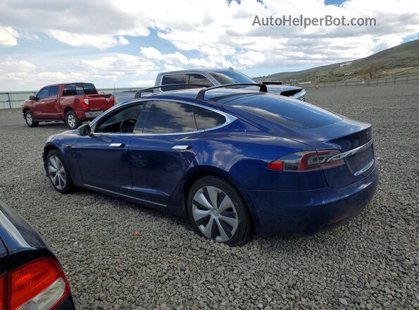 5YJSA1E24LF381945 2020 TESLA MODEL Blue Tył lewy