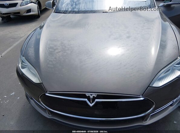 5YJSA1E25GF122368 2016 TESLA MODEL S Gray Հետևի տեսք