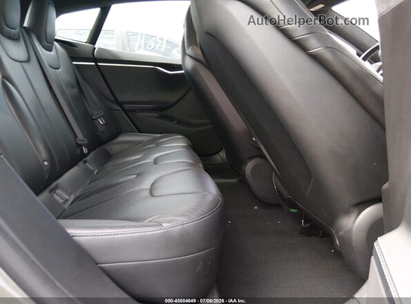 5YJSA1E25GF122368 2016 TESLA MODEL S Gray VIN կոդի պիտակի տեսք