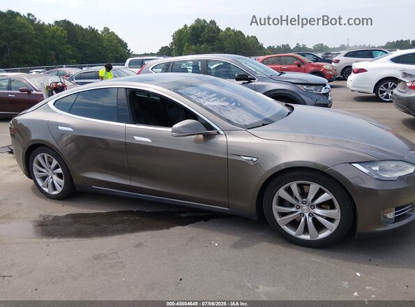 5YJSA1E25GF122368 2016 TESLA MODEL S Gray Սարքավորումների վահանակի տեսք