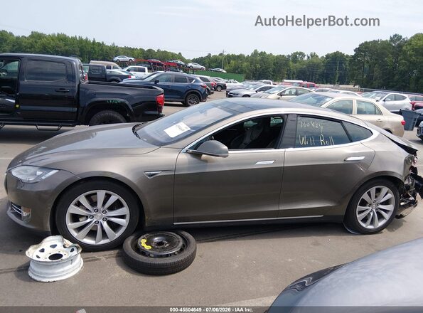 5YJSA1E25GF122368 2016 TESLA MODEL S Gray Սալոնի հետևի տեսք