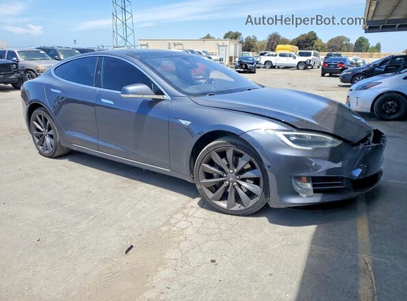 5YJSA1E26GF143794 2016 TESLA MODEL Gray Передня права чверть