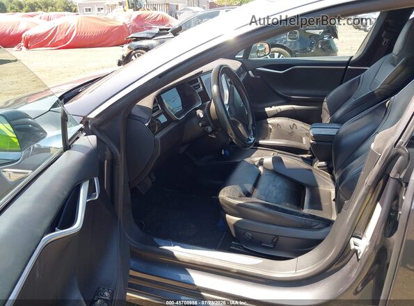 5YJSA1E26GF160756 2016 TESLA MODEL S Gray Widok wnętrza z przodu