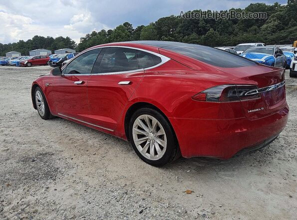 5YJSA1E26GF160840 2016 TESLA MODEL Red Rear left