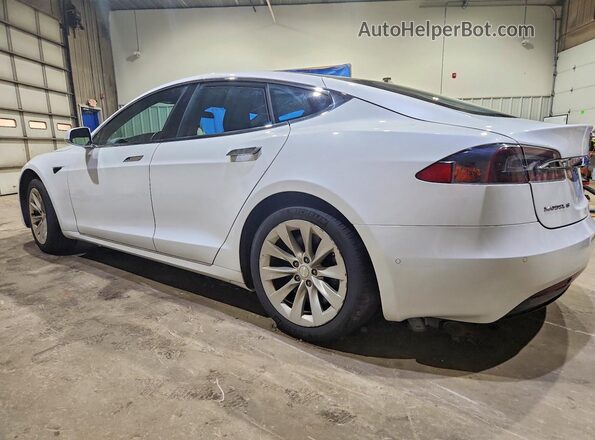 5YJSA1E26HF217023 2017 TESLA MODEL Белый Задняя левая четверть