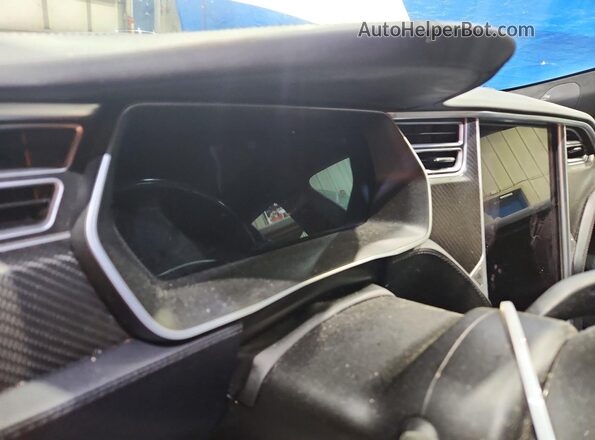 5YJSA1E26HF217023 2017 TESLA MODEL Белый Вид щитка приборов