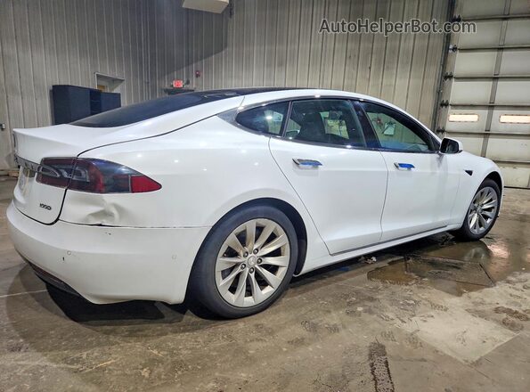 5YJSA1E26HF217023 2017 TESLA MODEL Белый Задняя правая четверть