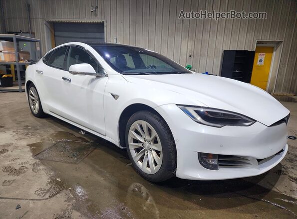 5YJSA1E26HF217023 2017 TESLA MODEL Белый Передняя правая четверть