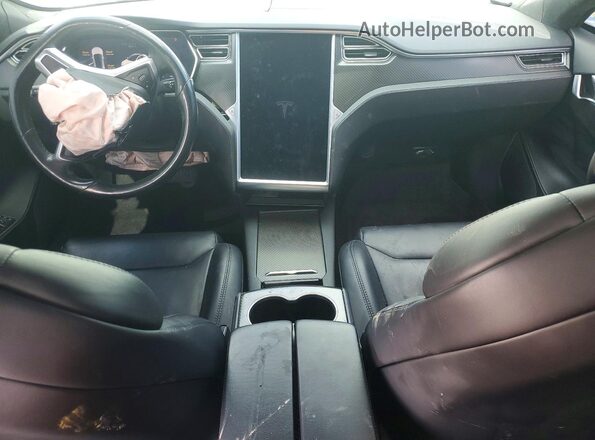 5YJSA1E26HF217989 2017 TESLA MODEL White Vista del salpicadero