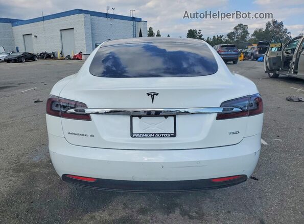 5YJSA1E26HF217989 2017 TESLA MODEL White Vista trasera