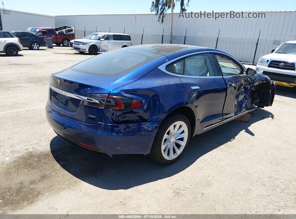 5YJSA1E26JF295646 2018 TESLA MODEL S Blue Հետևի աջ
