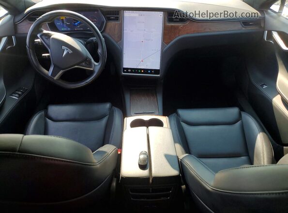 5YJSA1E26LF415416 2020 TESLA MODEL Blue Widok deski rozdzielczej