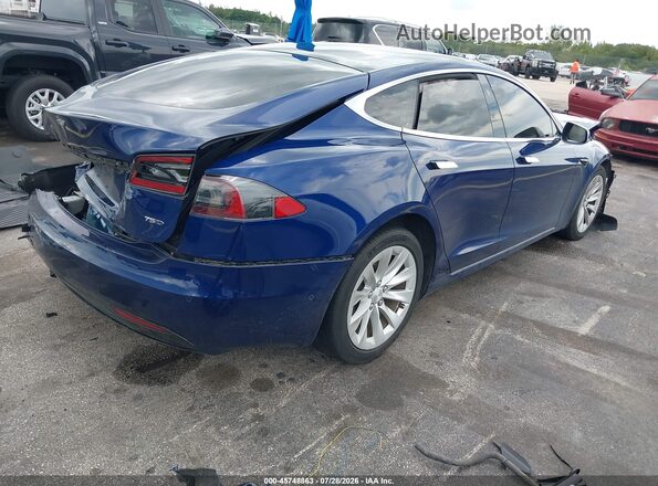 5YJSA1E27JF295641 2018 TESLA MODEL S Blue Tył prawy