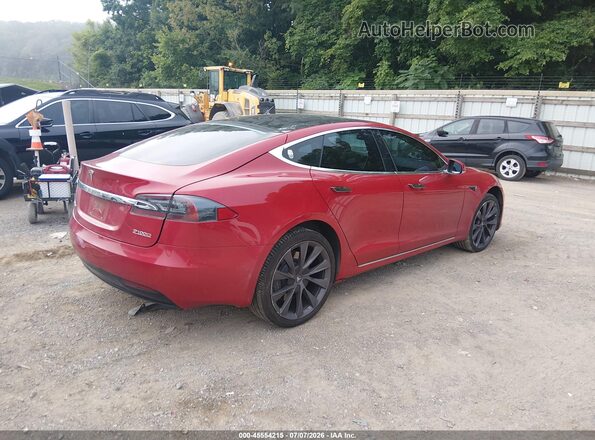 5YJSA1E27KF312133 2019 TESLA MODEL S Red უკანა მარჯვენა
