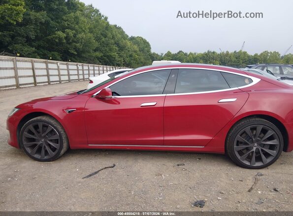 5YJSA1E27KF312133 2019 TESLA MODEL S Red სალონის 360-გრადუსიანი ხედი