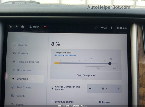 5YJSA1E27KF312133 2019 TESLA MODEL S Red 