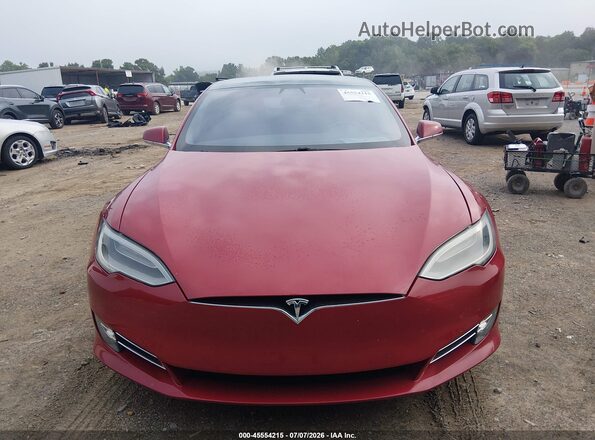 5YJSA1E27KF312133 2019 TESLA MODEL S Red ხელსაწყოთა პანელის ხედი