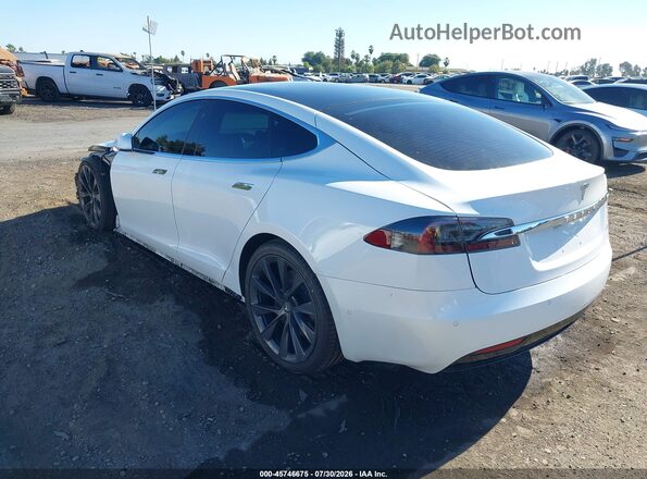 5YJSA1E27MF427754 2021 TESLA MODEL S White Rear left