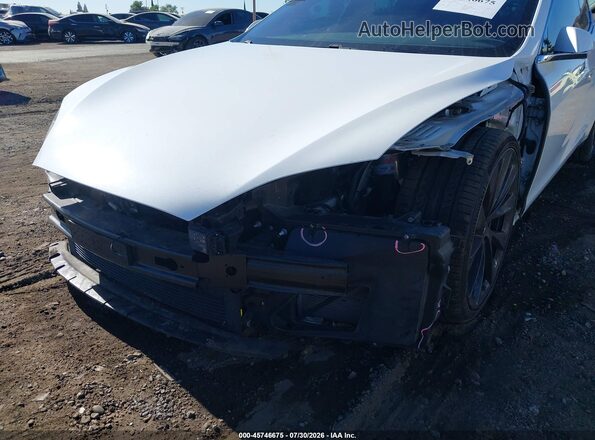 5YJSA1E27MF427754 2021 TESLA MODEL S White Front view