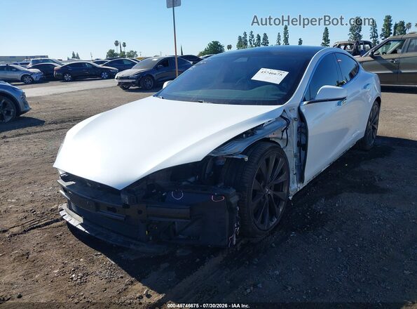 5YJSA1E27MF427754 2021 TESLA MODEL S White Front left