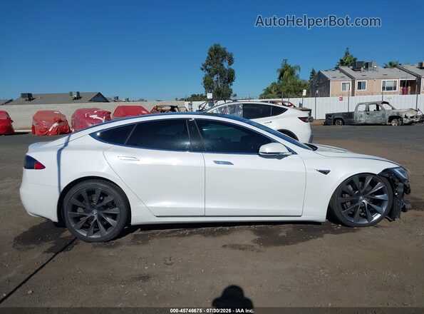 5YJSA1E27MF427754 2021 TESLA MODEL S White 360 interior view