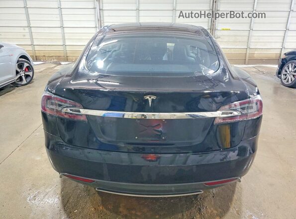 5YJSA1E28GF134871 2016 TESLA MODEL Black Հետևի տեսք