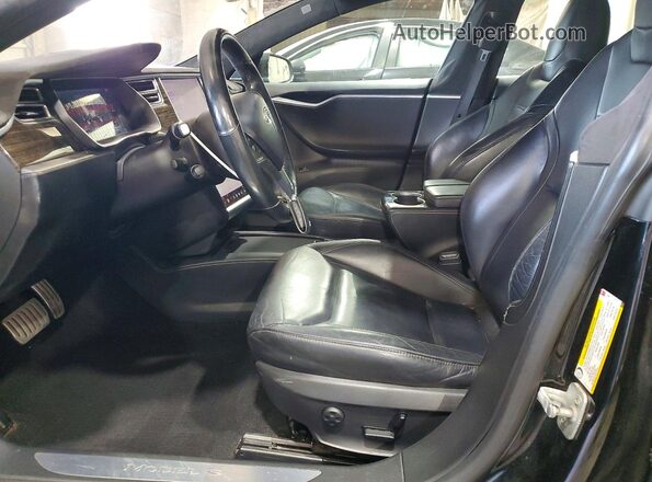 5YJSA1E28GF134871 2016 TESLA MODEL Black Սալոնի դիմացի տեսք