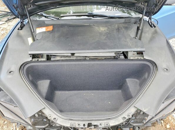 5YJSA1E28GF142548 2016 TESLA MODEL Blue Rear interior view