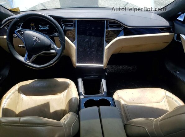 5YJSA1E28GF149807 2016 TESLA MODEL White Առջևի վահանակի տեսք