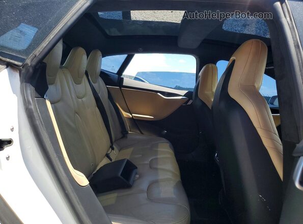 5YJSA1E28GF149807 2016 TESLA MODEL White Հետևի նստատեղերի տեսք