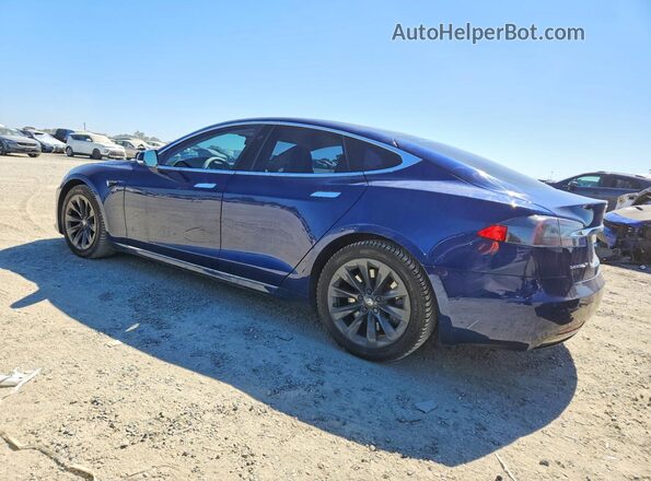 5YJSA1E28JF282820 2018 TESLA MODEL Blue Rear left
