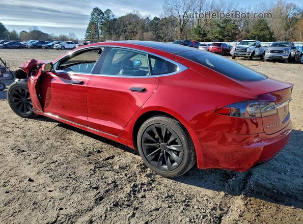 5YJSA1E29GF156121 2016 TESLA MODEL Красный Задняя левая четверть