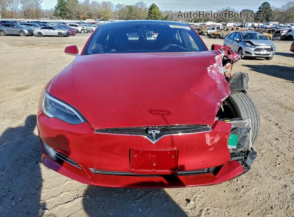 5YJSA1E29GF156121 2016 TESLA MODEL Красный Вид спереди