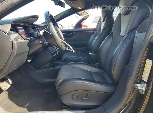 5YJSA1E29JF261670 2018 TESLA MODEL Black Widok wnętrza z przodu