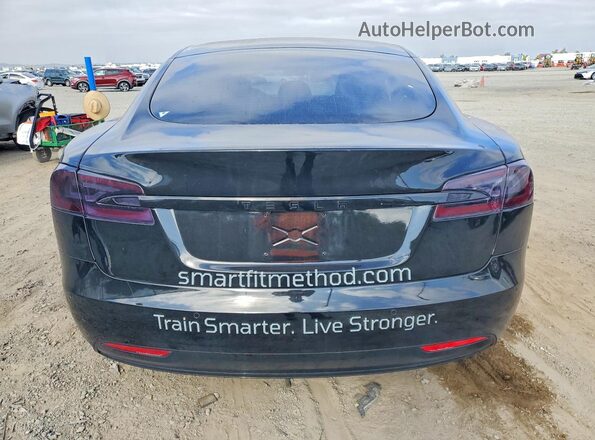 5YJSA1E29JF261670 2018 TESLA MODEL Black Widok z tyłu