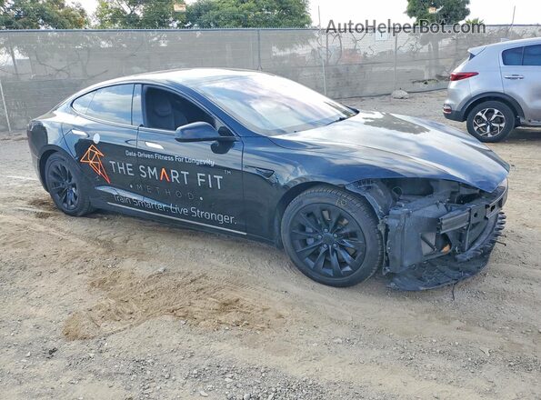 5YJSA1E29JF261670 2018 TESLA MODEL Black Przód prawy